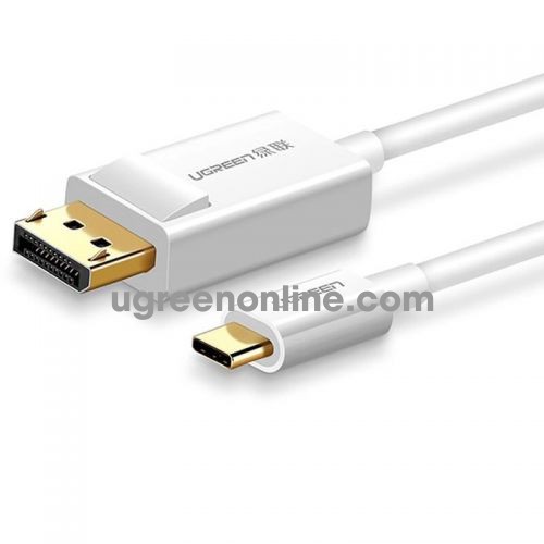 Ugreen 40420 usb type c to dp cable trắng mm139 10040420