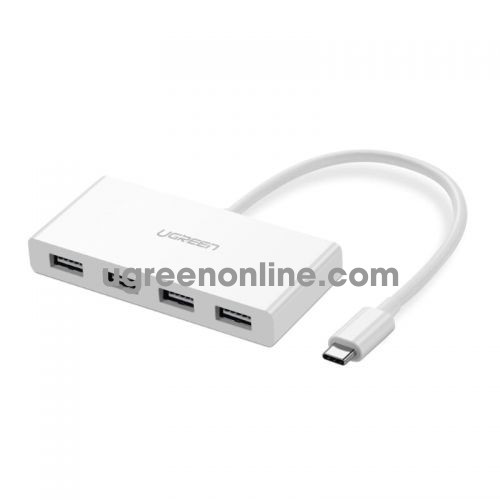 Ugreen 40379 type c to usb 3.0 4 ports hub trắng us234 10040379