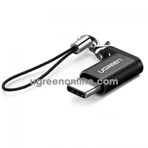 Ugreen 50551 đầu chuyển đổi micro usb sang usb type c có hỗ trợ otg đen us278 10050551