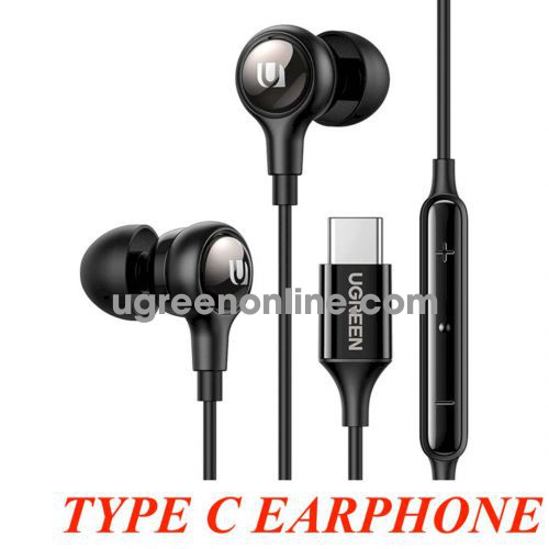 Ugreen 30638 type c wired In - Ear Earphones black color EP103 10030638