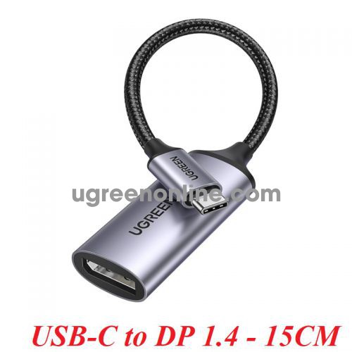 Ugreen 15575 8K60Hz thunderbolt USB type C to Displayport DP Cable Adapter Multi-Stream MST mirror or extend 15575 10015575