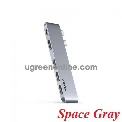 Ugreen 60559 Space Gray Type C Pro Hub 4K for Macbook Pro / Air 16 