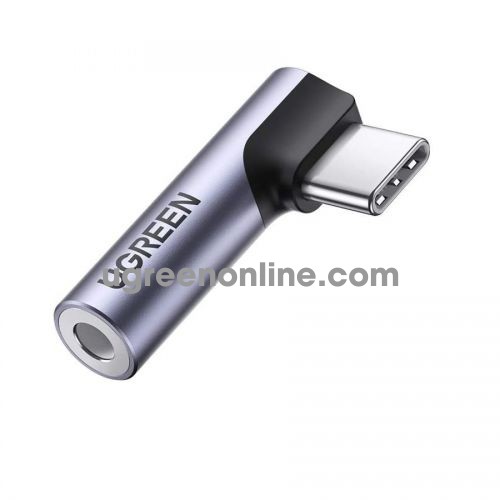 Ugreen 80384 USB Type C Adapter Jack 90 degrees to 3.5mm Headphone Audio NOT support samsung AV154 10080384