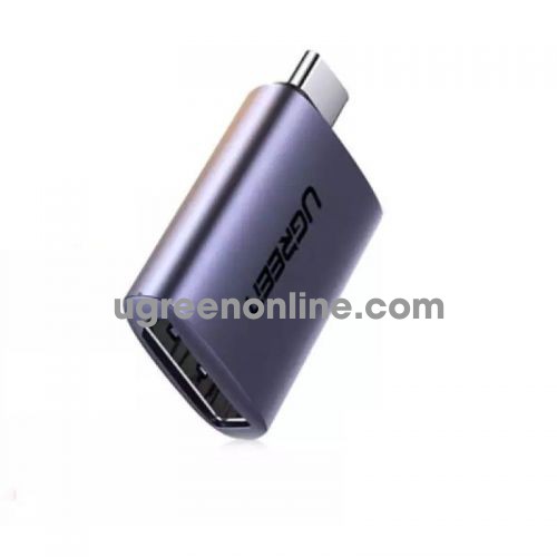 Ugreen 70451 4K 60Hz USB type C Male To DP Femal Adapter aluminum shell Gray us321 10070451