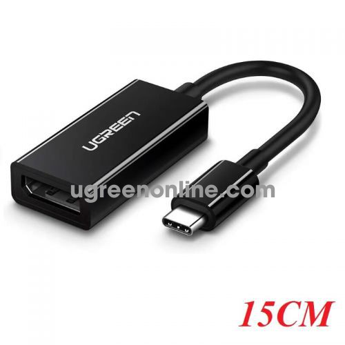 Ugreen 50433 15CM usb c to displayport adapter black MM130 10050433