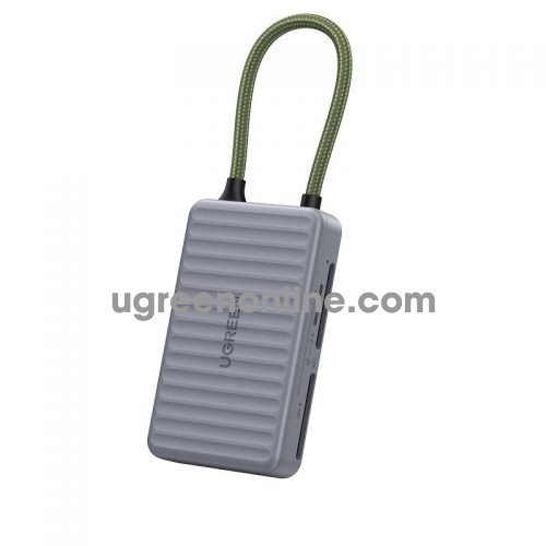 Ugreen 55886 usb type c card reader mini flash sd/tf and multifunctional storage tốc độ cao 5gbps 2 khe sd + 2 khe microsd kèm hộp đựng cm868 10055886