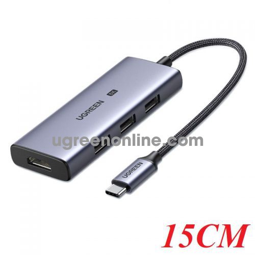 Ugreen 50629 3×Usb 3.0 + Hdmi Multifunction Adapter 8K@30Hz From Usb Type C CM500 10050629