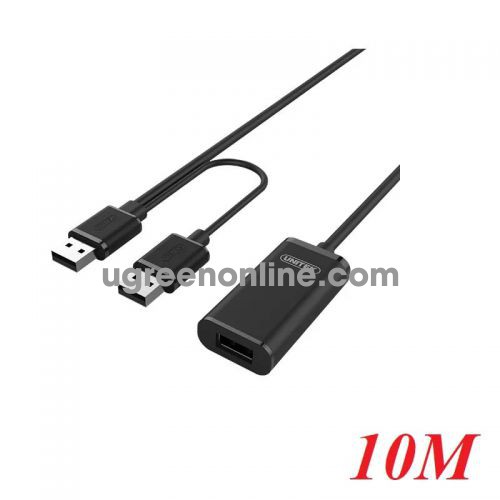 Unitek 98368 Y-278 10M Màu Đen Cáp Usb Nối Dài 2.0 Extension có IC khuếch đại 10098368