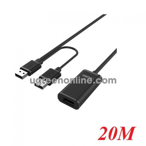 Unitek 98108 Y-279 20M Màu ĐenCáp Usb Nối Dài 2.0 Extension 10098108