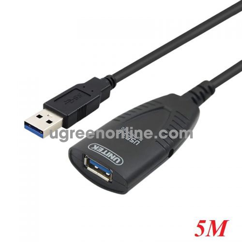 Unitek 95584 Y-3015 5M Màu Đen Cáp Usb Nối Dài 3.0 Extension 10095584