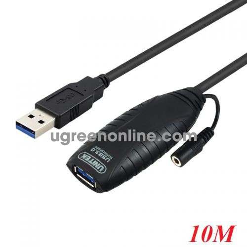 Unitek 98568 Y-3018 10M màu Đen Cáp Usb Nối Dài 3.0 Extension kèm nguồn 10098568