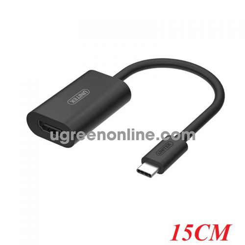 Unitek 98605 Y-6319BK 15CM Màu Đen Cáp chuyển Type-C sang Hdmi 10098605