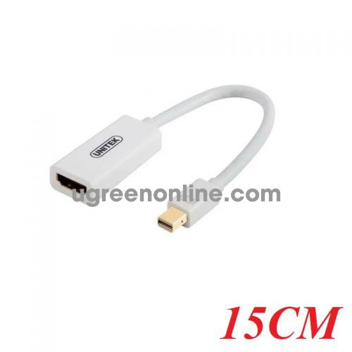 Unitek 96479 Y-6331 15CM Màu Trắng Cáp Mini Displayport sang Hdmi 10096479