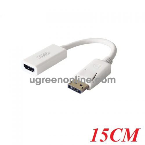 Unitek 98161 Y-6332 15CM Màu Trắng Cáp chuyển Displayport sang Hdmi 10098161