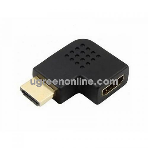 Unitek 97344 Y-A009 Chữ L Màu Đen Đầu Đổi Hdmi dương sang Hdmi âm 10097344