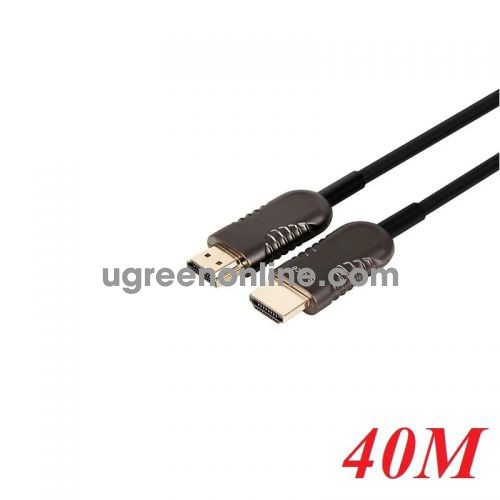 Unitek 95384 Y-C1032BK 40M 4k 60Hz Màu Xanh Lam Cáp Hdmi chuẩn 2.0 sợi quang Ultrapro 10095384