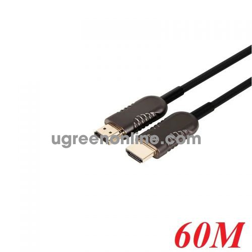 Unitek 96618 Y-C1034BK 60M 4k 60Hz Màu Xanh Lam Cáp Hdmi chuẩn 2.0 sợi quang Ultrapro 10096618