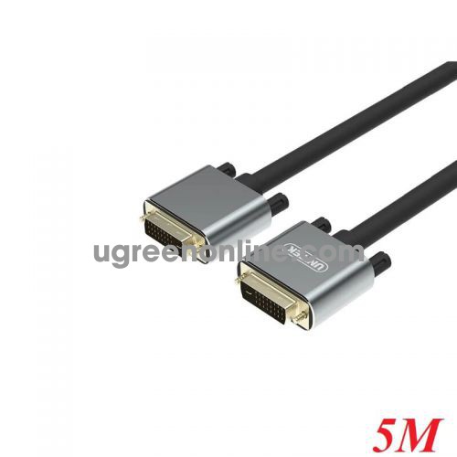 Unitek 98943 Y-C210DGY 5M Màu Xám Cáp 2 đầu DVI 24+1 dây tròn 10098943