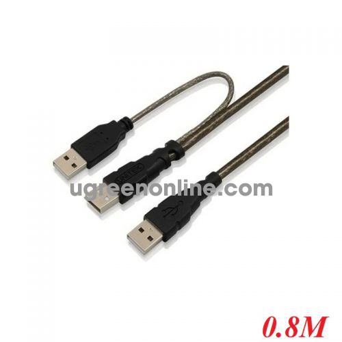 Unitek 95382 Y-C437 0.8M Cáp Chữ Y 3 Đầu Usb 2.0 bọc chống nhiễu 10095382