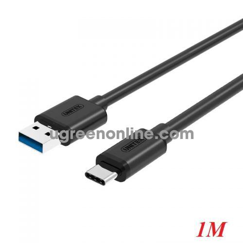 Unitek 98222 Y-C474BK 1M Màu Đen Cáp sạc + truyền dữ liệu usb 3.0 sang Type-C 10098222