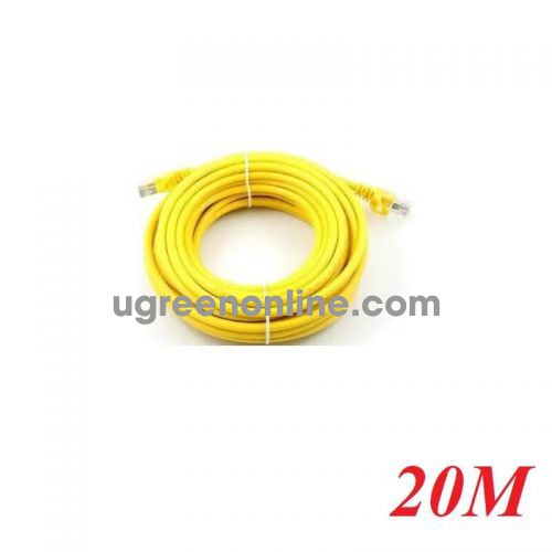 Unitek 97384 Y-C815 20M Màu Vàng Cáp Mạng UTP chuẩn CAT 5E dây tròn 10097384