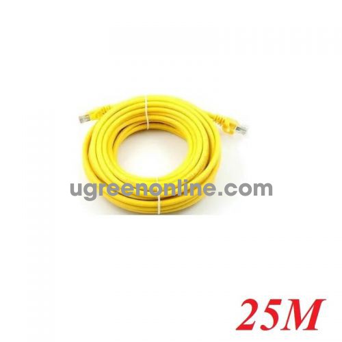 Unitek 98339 Y-C816 25M Màu Vàng Cáp Mạng UTP chuẩn CAT 5E dây tròn 10098339