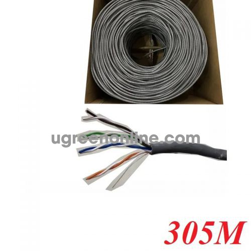 Unitek 98422 Y-C879GY 305M Màu Xám Cáp Utp Cat 5E 0.5Bc Od5.0Mm 305M 10098422