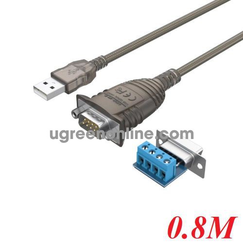 Unitek 96946 Y-1081 0.8M Cáp chuyển Usb 2.0 sang Rs485 bọc chống nhiễu 80cm 10096946