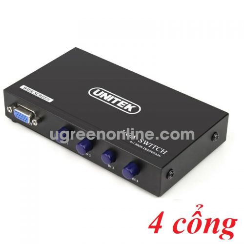 Unitek 28583 U8705 Switch Data VGA 4 IN -1 OUT 10028583