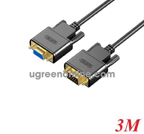 Unitek 27105 Y-C708ABK 3M Cáp Com 9 pin Rs232 nối dài extension 10027105