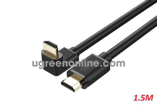 Unitek 26996 Y-C1007 1.5M Một Đầu Vuông Góc 90 Độ Cáp Hdmi 1.4 Màu Đen 10026996