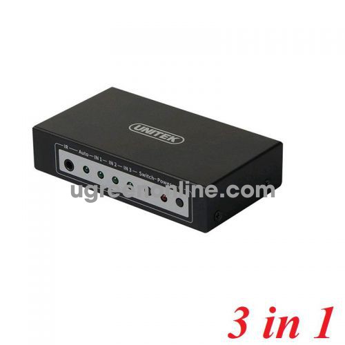 Unitek 28901 Y-5312 3 in 1 out 4K HDMI Switch 10028901