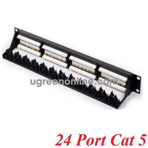 Unitek 26321 T002A Patch panel 24 Port Cat 5 10026321