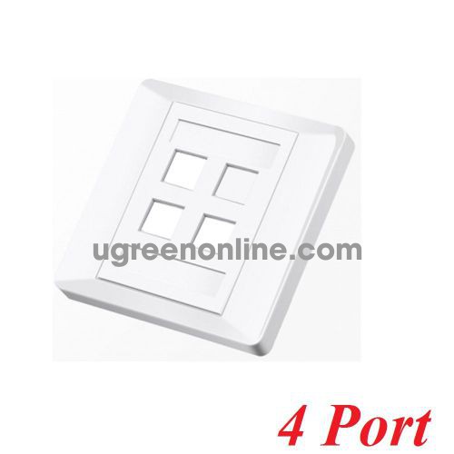 Unitek 25495 T014A Mặt 4 port vuông 10025495