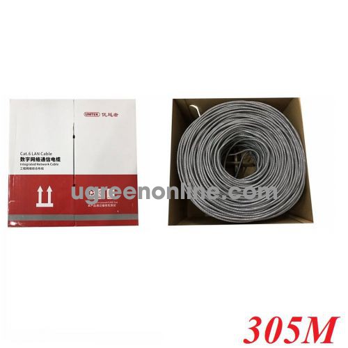 Unitek 29598 Y-C876AGY 305M Cáp Utp Cat 6E 0.57BC OD6.0MM 10029598