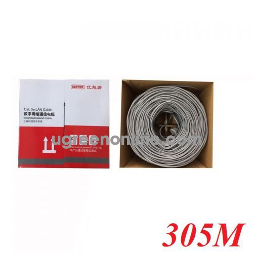 Unitek 25891 Y-C881GY 305M Cable Utp Cat 5E 0.45BC 10025891