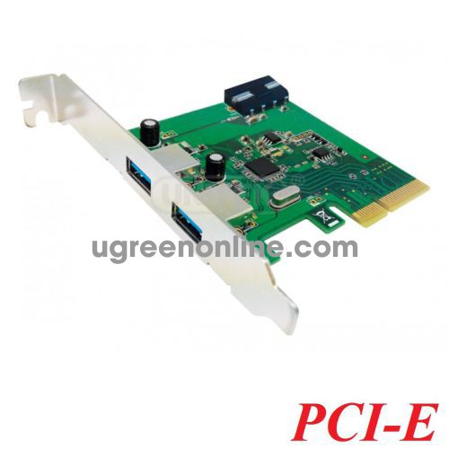 Unitek 28745 Y-7305 Card PCI-e Express 1x ra 2 cổng USB Type-C 3.1 có nguồn phụ 10028745