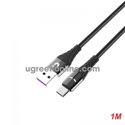 Unitek 28777 C14063BK 1M Cáp Sạc USB Type-C 5A ra USB 2.0 Màu Đen 10028777