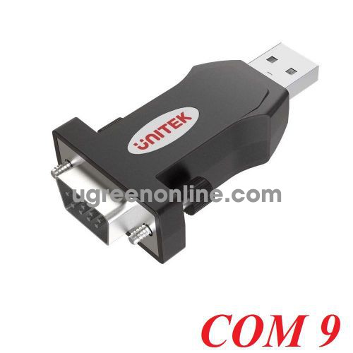 Unitek 25356 Y-109 Cáp USB 2.0 sang RS 232 Com 9 10025356