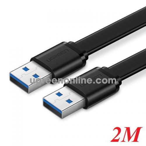 Ugreen 10805 1.5m usb 3.0 a male to male flat cable us128 10010805