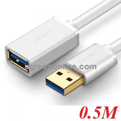 Ugreen 10488 0.5m usb 3.0 a male to female flat cable us129 10010488