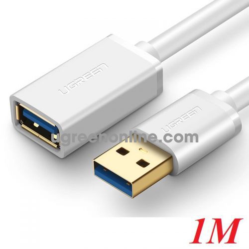 Ugreen 10489 1m usb 3.0 a male to female flat cable us129 10010489