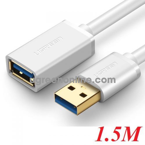 Ugreen 10490 1.5m usb 3.0 a male to female flat cable us129 10010490