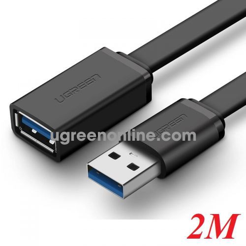 Ugreen 10808 2m usb 3.0 a male to female flat cable us129 10010808