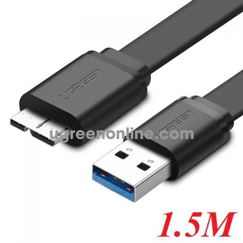 Ugreen 10810 1.5m new micro usb 3.0 male to usb 3.0 flat cable 1.5m us130 10010810