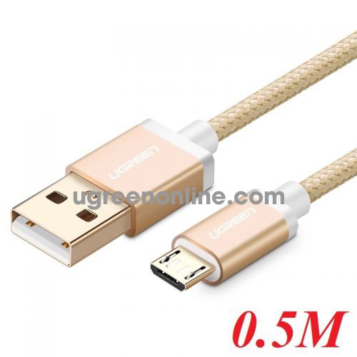 Ugreen 30659 0.5m micro usb data cable aluminum case us134 10030659