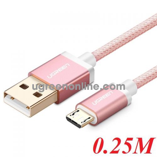 Ugreen 30663 0.25m micro usb data cable aluminum case us134 10030663