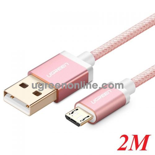 Ugreen 30667 2m micro usb data cable aluminum case us134 10030667