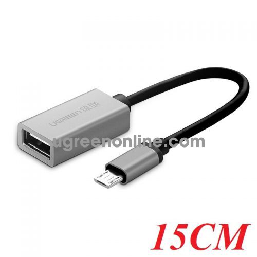 Ugreen 30895 micro usb 2.0 to usb otg cable đen us202 10030895