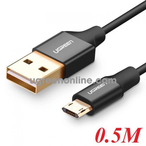 Ugreen 30850 0.5m reversible micro usb cable tangle free usb to double sided data sync usb charger cable us223 10030850